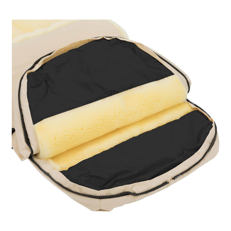 Babycab Winterfußsack Lille aus Lammfell für Kinderwagen und Buggy in Beige - Bild 2