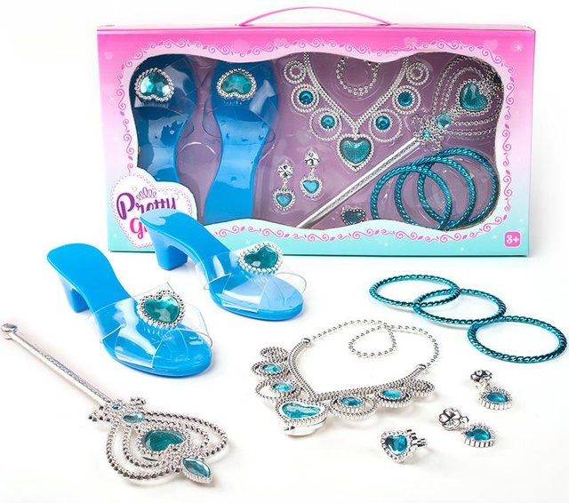 Fashnics Schmuck Spielzeug Set, Kristall, Silber, Kunststoff, Kinder - Bild 1