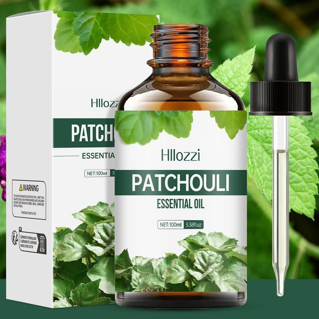 Hllozzi Ätherisches Patchouli-Öl für Massage und Dusche - Bild 1