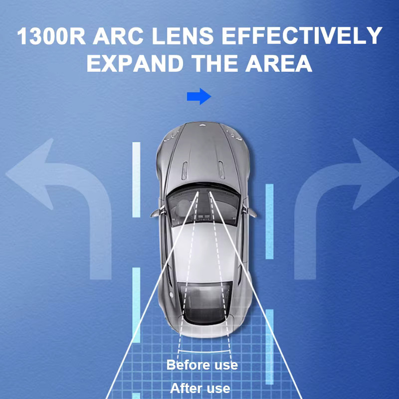 SEAMETAL Auto Baby Rückspiegel Weitwinkel Konvex mit Blendschutz in Schwarz - Bild 3