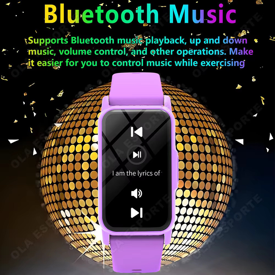 Ola Esporte Smartwatch Pink mit Herzfrequenzmessung, Schlafüberwachung und Anruf-Erinnerung, wasserdichtes Fitness-Armband - Bild 4