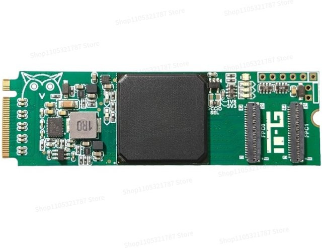 FPGA Artix7 M.2 PCIe IO Entwicklungsboard mit DMA und USB-C in Grün - Bild 1