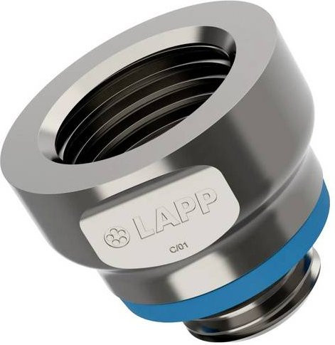 LAPP SKINDICHT HYGIENIC E-M12/16 Adapter, Silber, 5 Stück - Bild 1
