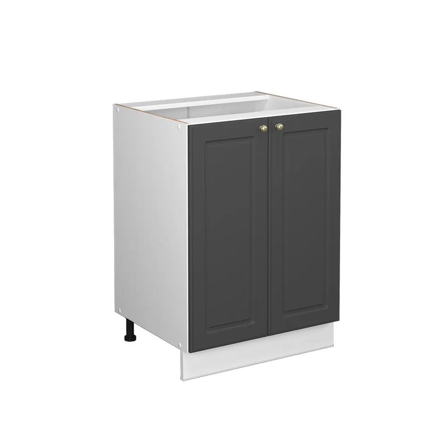 Vicco Küchenunterschrank Fame-Line in Anthrazit-Gold/Weiß mit Soft-Close-Türen, B/T/H: 60 x 60 x 82 cm - Bild 2