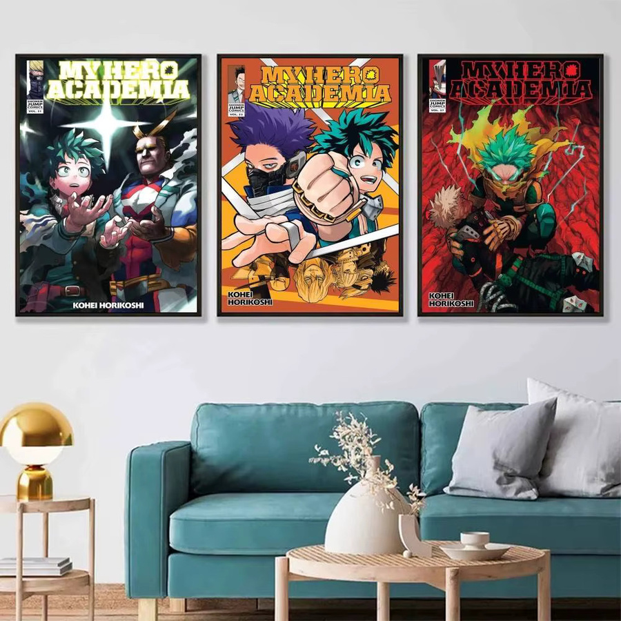My Hero Academia Wandkunst Poster Aufkleber in Multicolour für dein Wohnzimmer oder Schlafzimmer - Bild 3