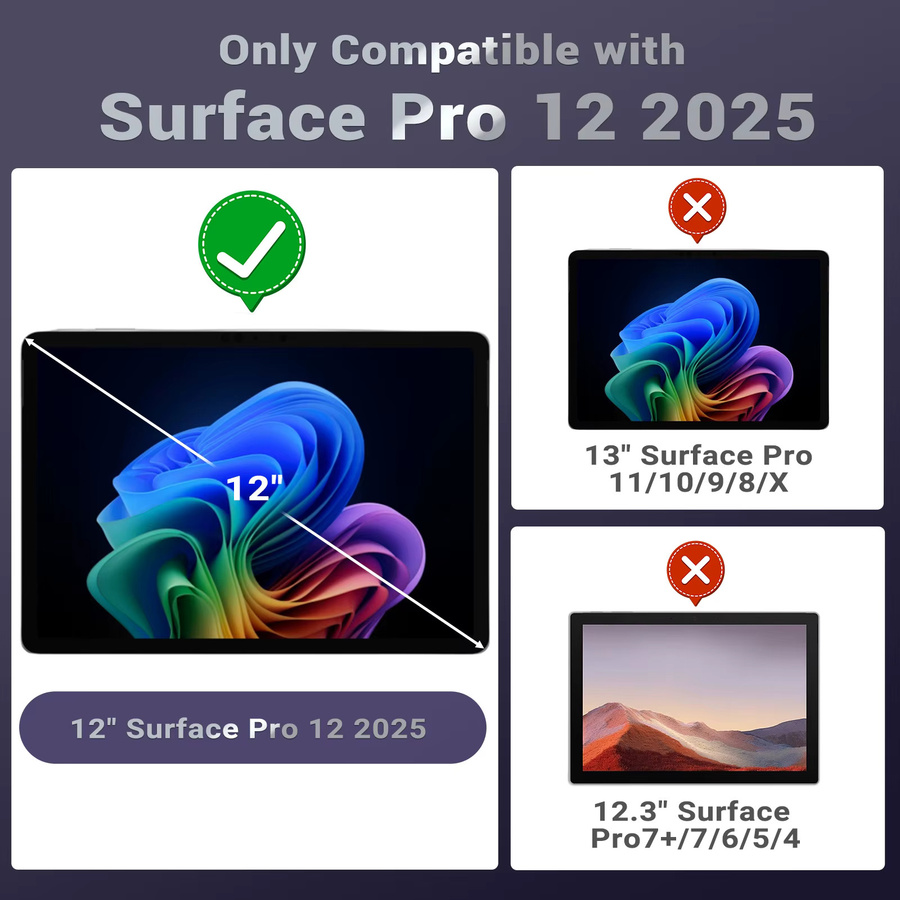 Robuste All-in-One Schutzhülle für Microsoft Surface Pro 12 Zoll 2025 mit Stifthalter und Handschlaufe in Blau von dadanism - Bild 2