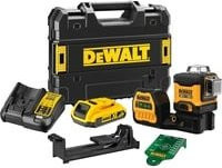 DeWalt Akku-Multilinienlaser 3x360 Grad in Grün, Schwarz und Gelb, 18V - Bild 1