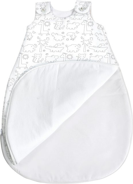Bebella Vital Ganzjahresschlafsack aus Tencel Lyocell in Weiß mit 3.0 TOG für Babys - Bild 1