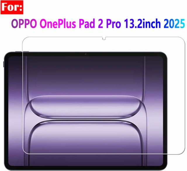 HD Panzerglas Schutzfolie für OnePlus Pad 2 Pro 13.2 transparent - Bild 1