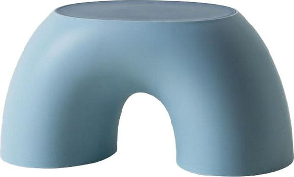 Multifunktionaler Kinderhocker von OutsideWorld aus Kunststoff in Blau, rutschfest und modern für Badezimmer oder Kinderzimmer