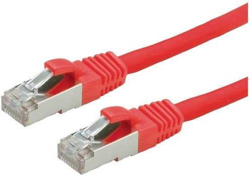 Value RJ45 Patchkabel CAT 6 S/FTP Ethernet LAN in Rot, Länge: 2,00 m - Bild 1