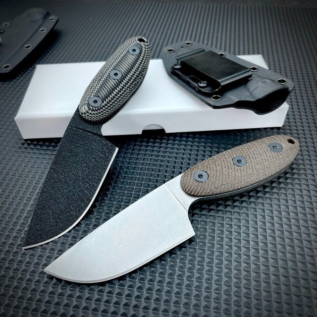 ESEE Hochhärte-Geradmesser in Weiß für EDC, Camping und Outdoor-Aktivitäten - Bild 1