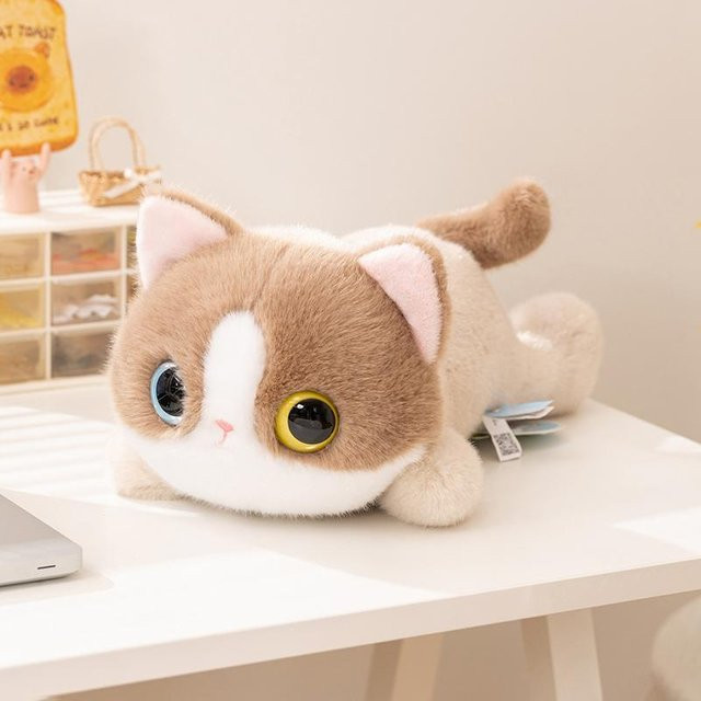 Yiran Health & Beauty Katzen Plüschtiere, Calico Siamkatze und Ragdoll, 20cm - Bild 1