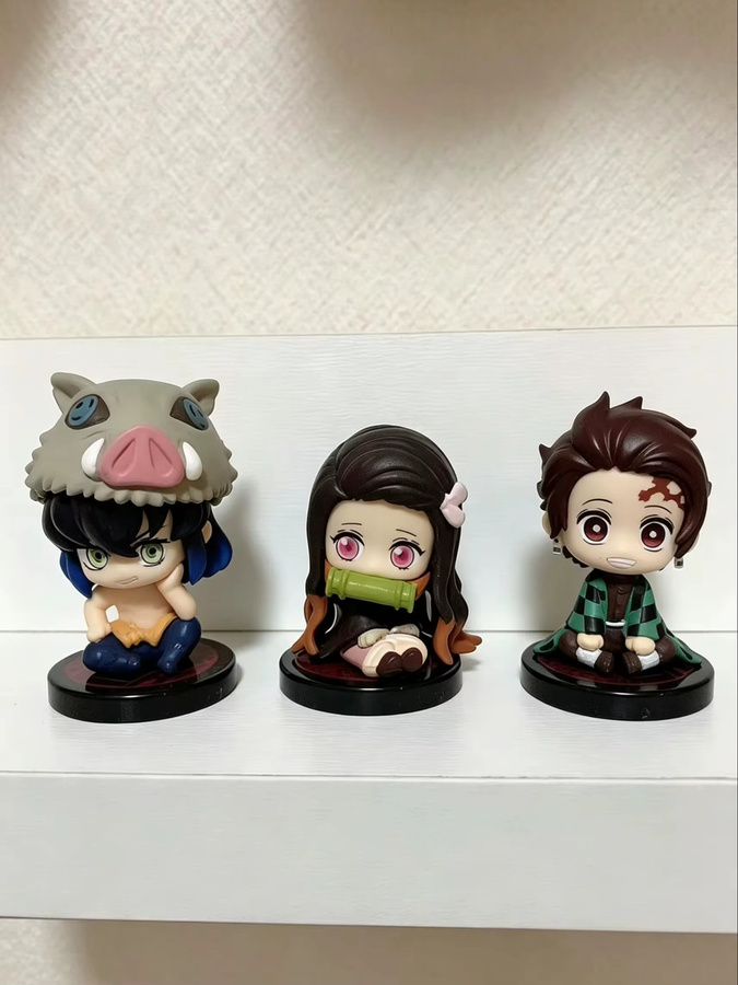 Bandai Demon Slayer Q-Version Sitzende Geisterpuppe, Spielzeugfigur, Einzelfigur - Bild 4