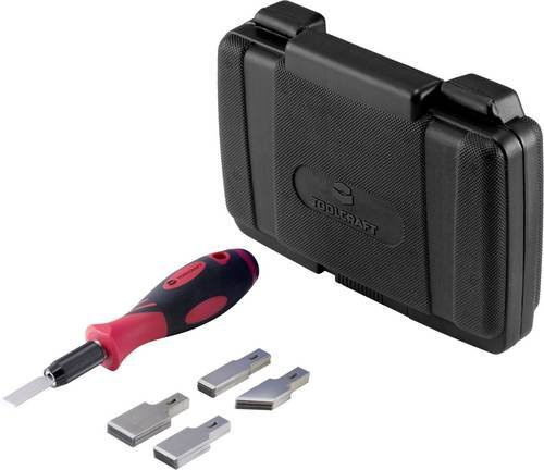 TOOLCRAFT Abziehklingenset Teppichmesser Schwarz TO-5903430 - Bild 1