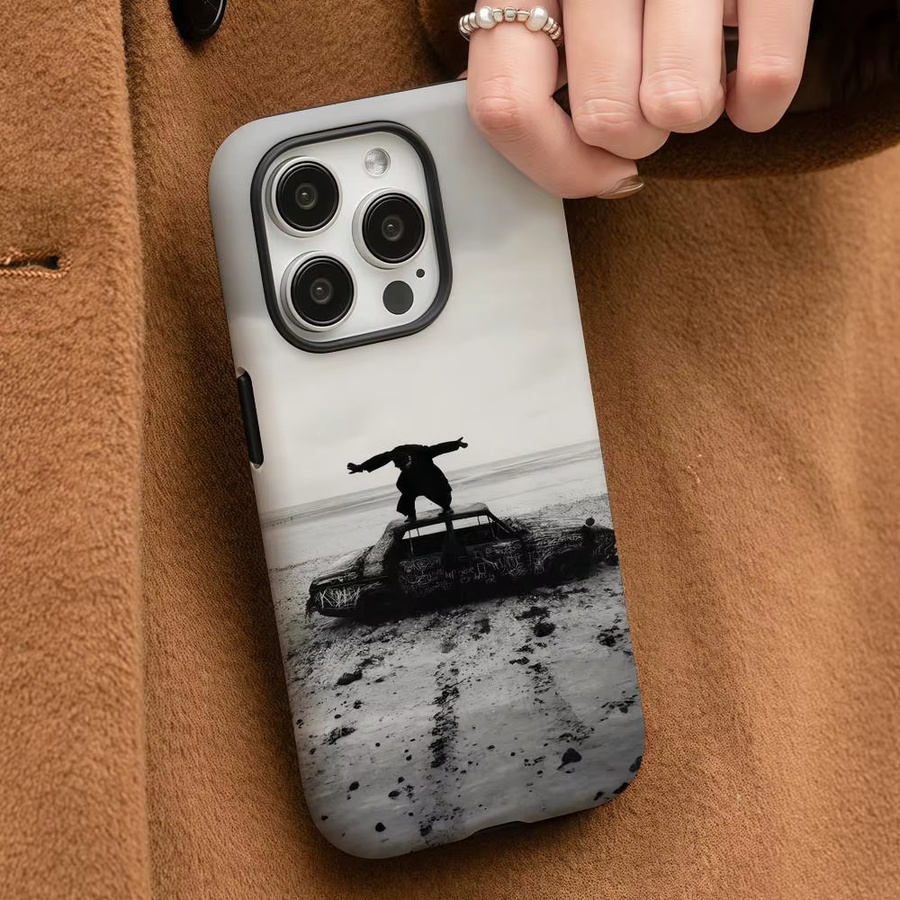Handyhülle The 1975 Band Design für Apple iPhone 17 16 15 14 13 12 Pro Max Plus, glänzende HD-Doppelschicht-Flüssighartschale in Weiß und Multicolour - Bild 3