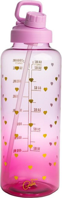 Paris Hilton Motivations-Trinkflasche in Lila und Gold, 2 l - Bild 1