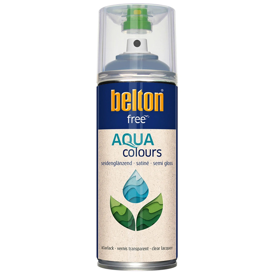 Belton Free AQUAcolours Klarlack Transparent seidenglänzend wasserbasiert für Holz 400 ml - Bild 2