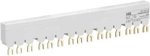 ABB 1SAM201916R1105 PS1-5-0-100 3-Phasen-Sammelschiene für 5 MS116 / MS132, Ie=100A, Farbe: Weiß - Bild 1