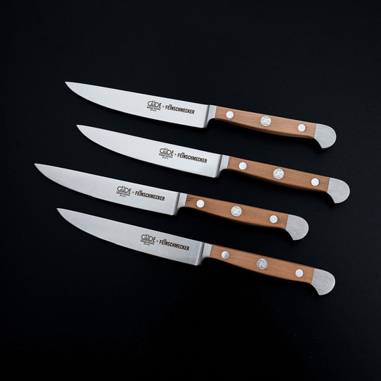 Güde x Der Feinschmecker Steakmesser 4er-Set in Braun - Bild 1