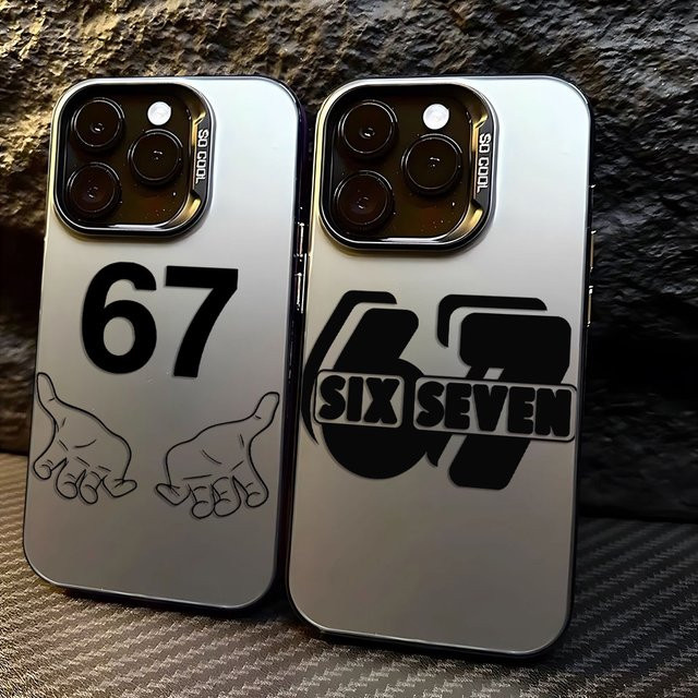Six Seven 67 Handyhülle für Xiaomi Redmi 15 15C 14C 13C 12C 13 12 10 A1 A2 A3 A5 9T 9A K60 K40 4G 5G in Silber, matte Sturzsichere Hülle - Bild 1