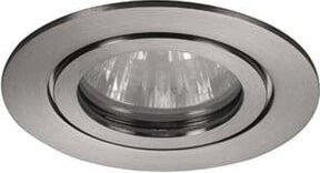 Brumberg HV-Einbauleuchte GU10 rund in Silber aus Edelstahl und Glas mit IP54 Schutzart - Bild 1