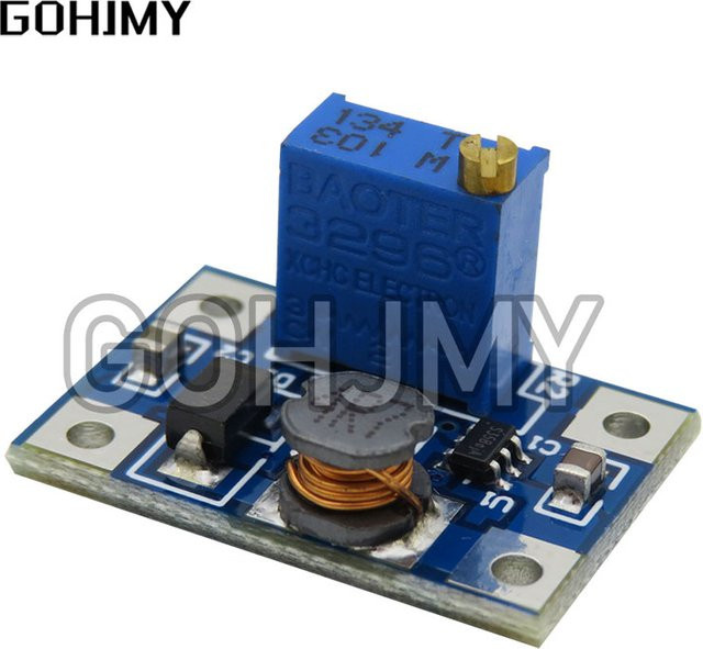GOHJMY 10er Set SX1308 DC-DC Step-Up Boost Wandler Leistungsmodul in Blau - Bild 1