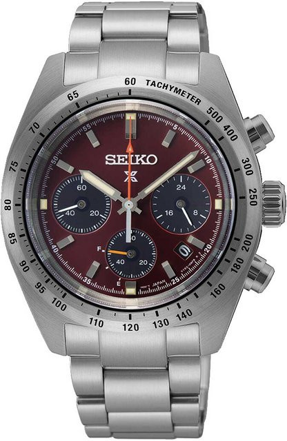 Seiko Chronograph, Solar, Edelstahl, 39 mm, 10 ATM, Unisex - Bild 1