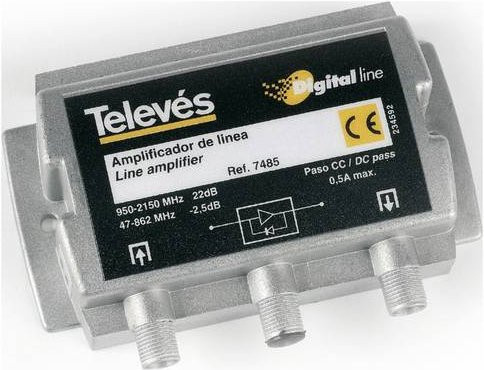 Televes VST 20 SAT-Verstärker in Silber - Bild 1