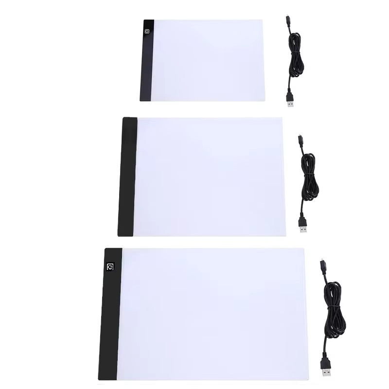Dimmbares LED-Lichtpad Zeichenbrett für A3, A4 und A5 mit Augenschutz für Diamantmalerei in Schwarz oder Weiß - Bild 6