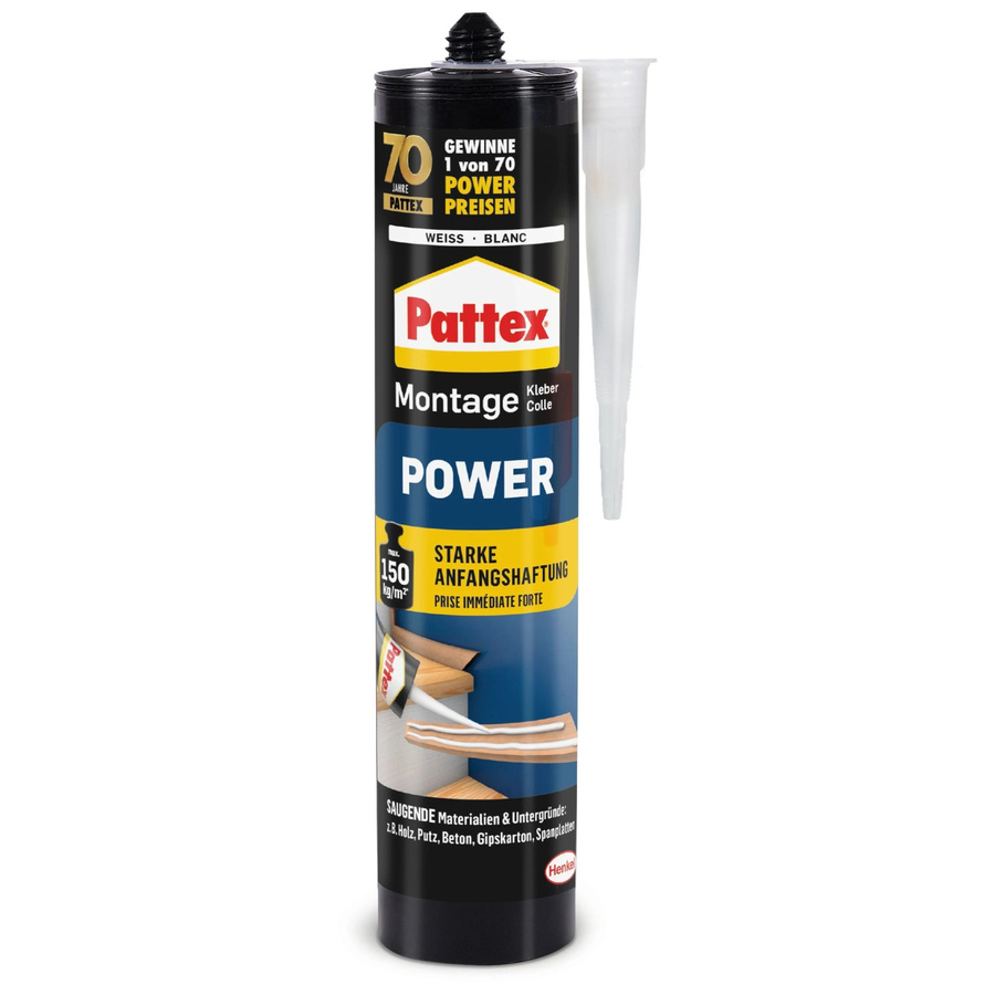Pattex Power Montagekleber Weiß 370 g - Bild 3