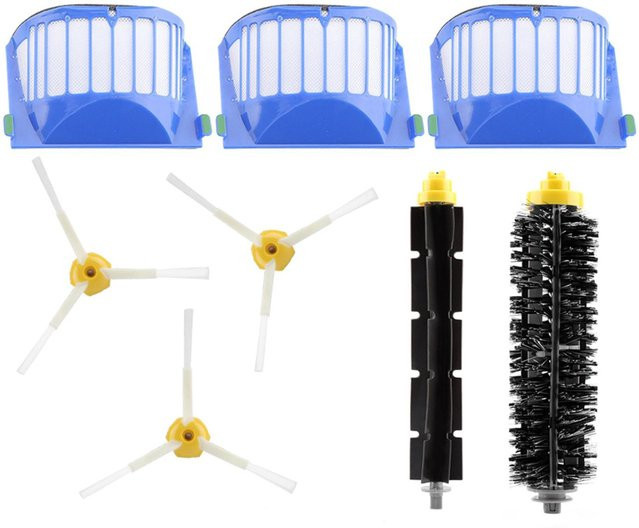 iRobot Filter und Bürsten Set für Roomba 500 600 700 800 900 Serie in Weiß und Multicolour - Bild 1