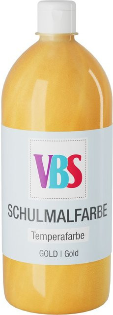 VBS Schulmalfarbe Gold 1000 ml - Bild 1