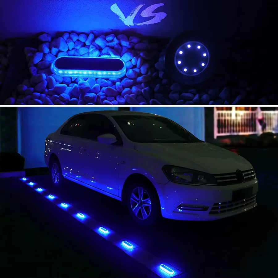 Wasserdichte Solar-LED-Stufenleuchten mit IP68 Schutz und automatischem Ein-/Ausschalten für Garten und Bodenwege - Bild 2