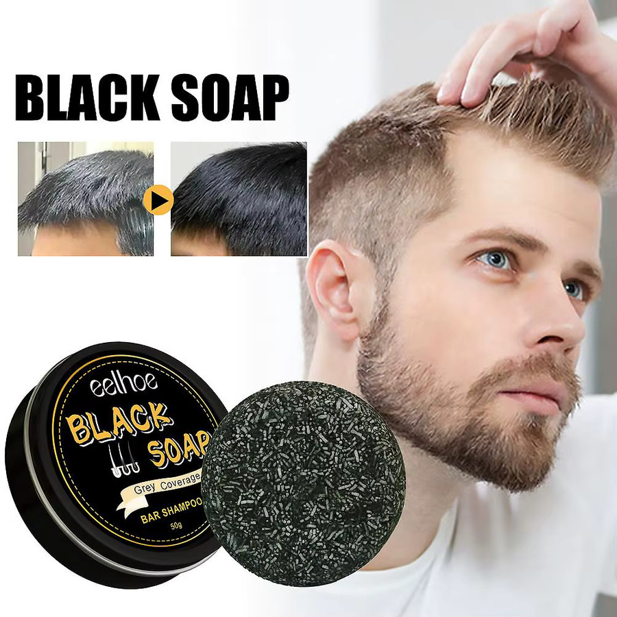 eelhoe Haarverdunkelndes Shampoo-Bar, Unisex, gegen Schuppen - Bild 2