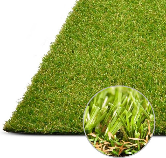 Karat Kunstrasen Cambridge 25 mm Höhe, grün, UV-beständig, 100 x 1700 cm - Bild 1