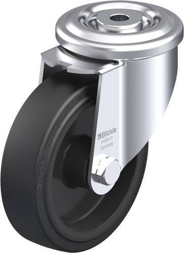 Blickle LKR-POEV 125XR Lenkrolle in Schwarz-Grau mit 125 mm Rad-Durchmesser und 250 kg Tragfähigkeit - Bild 1