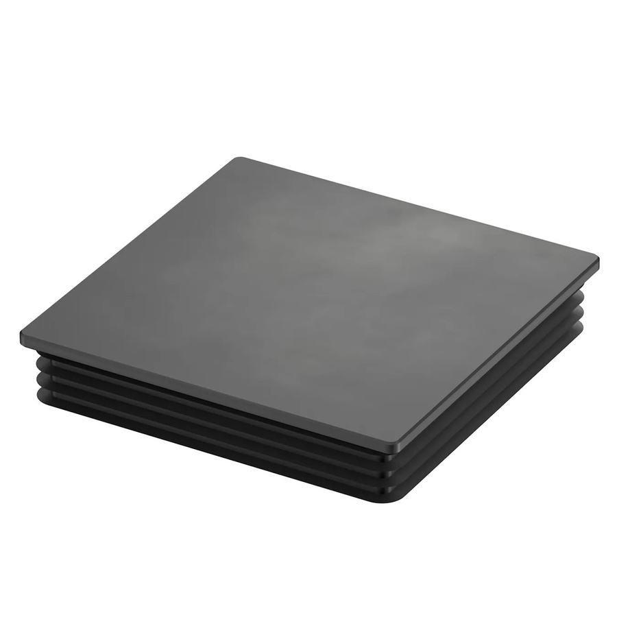 Ecofix Pfostenstopfen aus Kunststoff in Anthrazit B/B: 6,0 x 6,0 cm - Bild 2