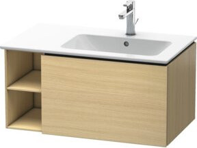 Duravit Waschtischunterschrank L-Cube mit einem Auszug und Regalelement, Wandmontage, B/H/T: 82 x 48,1 x 40 cm - Bild 1