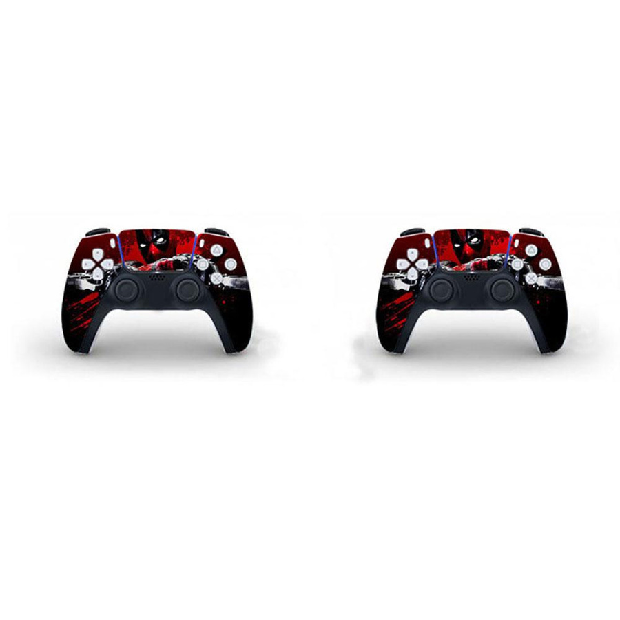 Sony PlayStation 5 Disc Edition Schutzhülle mit Deadpool Superhelden Skin und Controller Skin in Multicolour - Bild 4