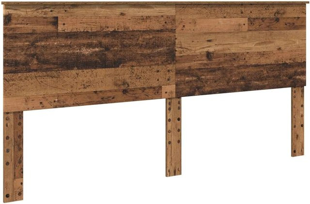 vidaXL Kopfteil aus Holzwerkstoff in Altholz-Optik, Braun, 200 cm - Bild 1
