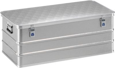 Gmoehling Super-Box aus Leichtmetall in Silber mit Deckel und Griffen, 150 l - Bild 1