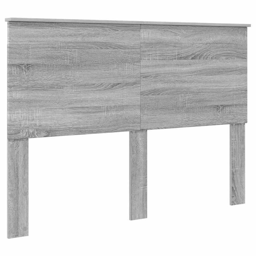 vidaXL Kopfteil aus Holzwerkstoff in Grau Sonoma, Breite: 160 cm - Bild 1