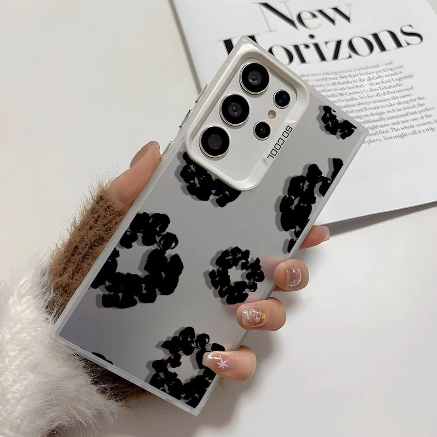 Samsung Handyhülle D-Denim-T-Tears aus Silikon in Silber für Galaxy S25 Edge S24 S23 S22 S21 S20 Ultra - Bild 2