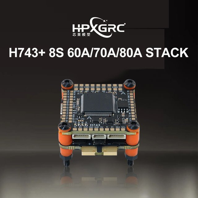 HPXGRC H743 Flight Controller ICM42688P, 4in1 bürstenloser ESC Stack - Bild 1