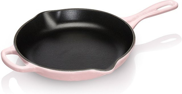Le Creuset Brat- und Servierpfanne aus emailliertem Gusseisen in Shell Pink, Durchmesser: 23 cm - Bild 1