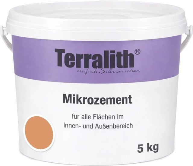 Terralith Mikrozement Fix & Fertig LFC0262 in Beige, 5 kg für 3,5 qm, Körnung 0-2 mm - Bild 1