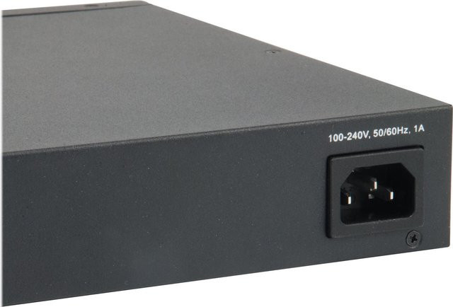 LevelOne GTL-2661 Switch mit 24 x 10/100/1000 Mbit/s und 2 x 10 Gigabit SFP+ Ports in Schwarz, Desktop oder Rack-montierbar - Bild 1