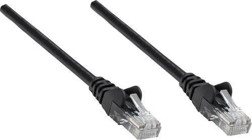Intellinet RJ45 Patchkabel CAT 6a S/FTP Ethernet LAN Schwarz 0,25 m - Bild 1