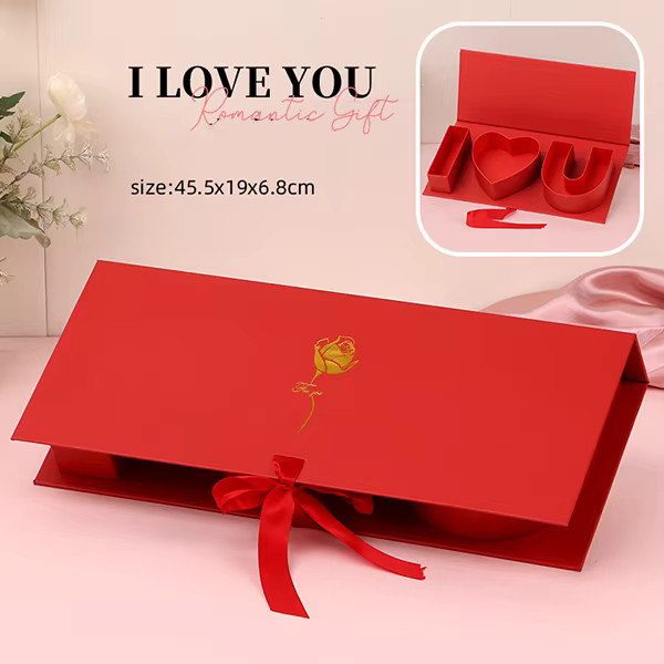 Kreative Flip-Top Geschenkbox für Valentinstag in Grau aus Papier - Bild 2
